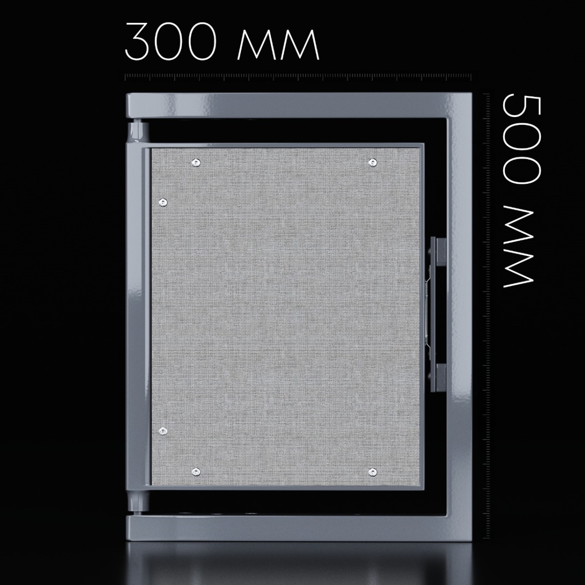 Люк одностворчатый Shagma 30х50 ревизионный под плитку ЛС300x500В 5 Люк одностворчатый Shagma 30х50 ревизионный под плитку ЛС300x500В — изображение 5