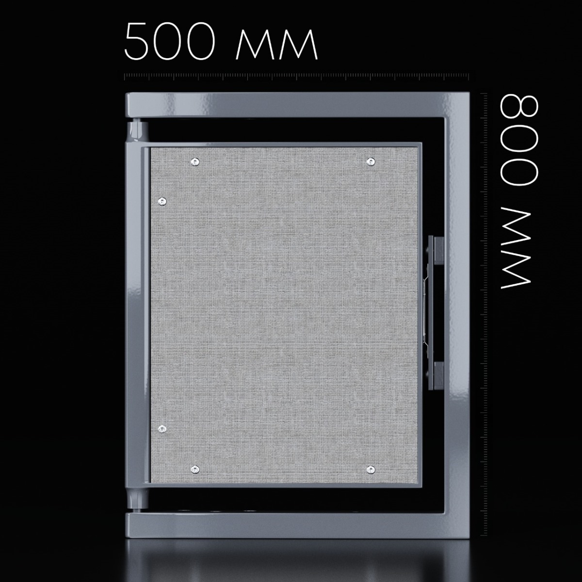 Люк одностворчатый Shagma 50х80 ревизионный под плитку ЛС500x800В 5 Люк одностворчатый Shagma 50х80 ревизионный под плитку ЛС500x800В — изображение 5