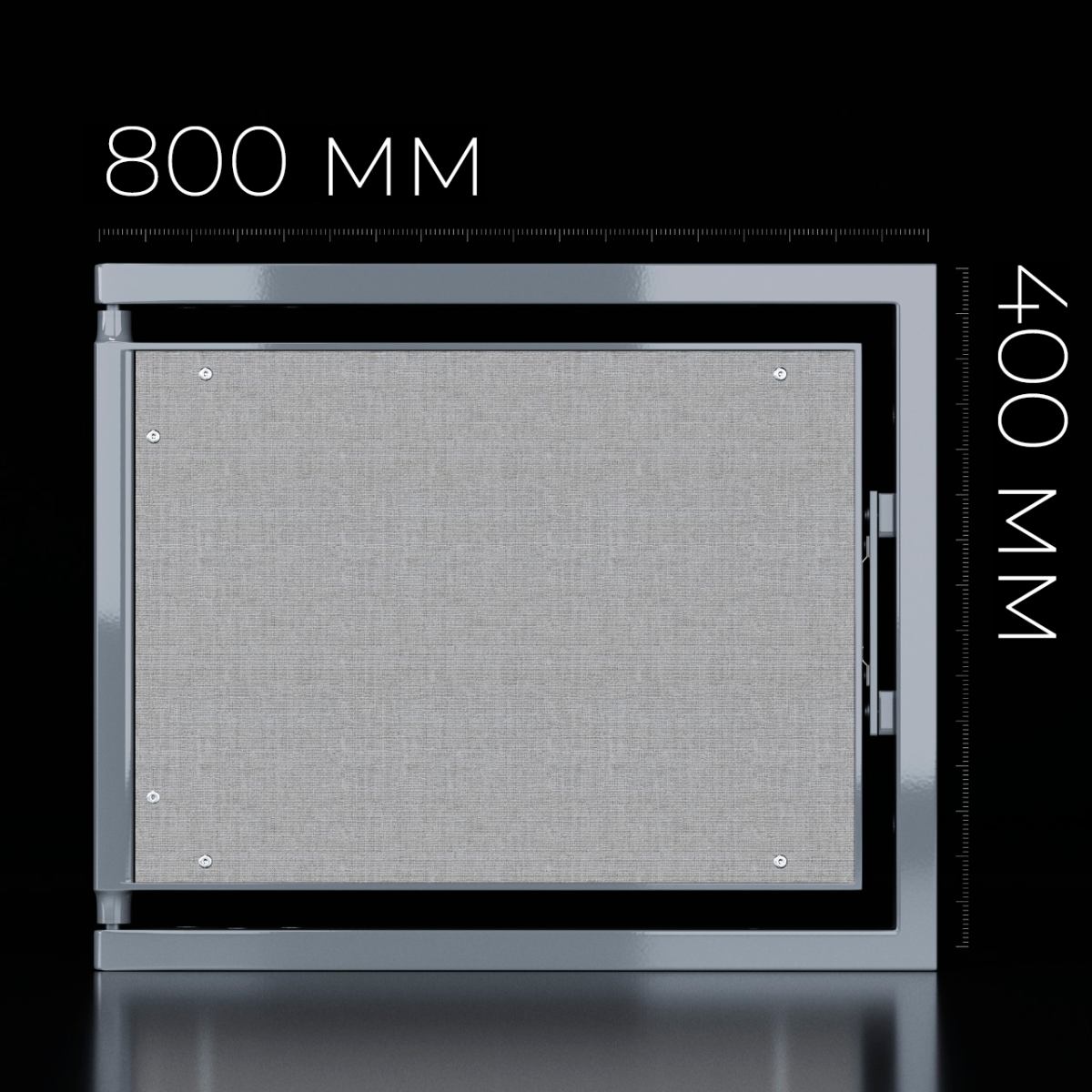 Люк одностворчатый Shagma 80х40 ревизионный под плитку ЛС800x400Г 5 Люк одностворчатый Shagma 80х40 ревизионный под плитку ЛС800x400Г — изображение 5