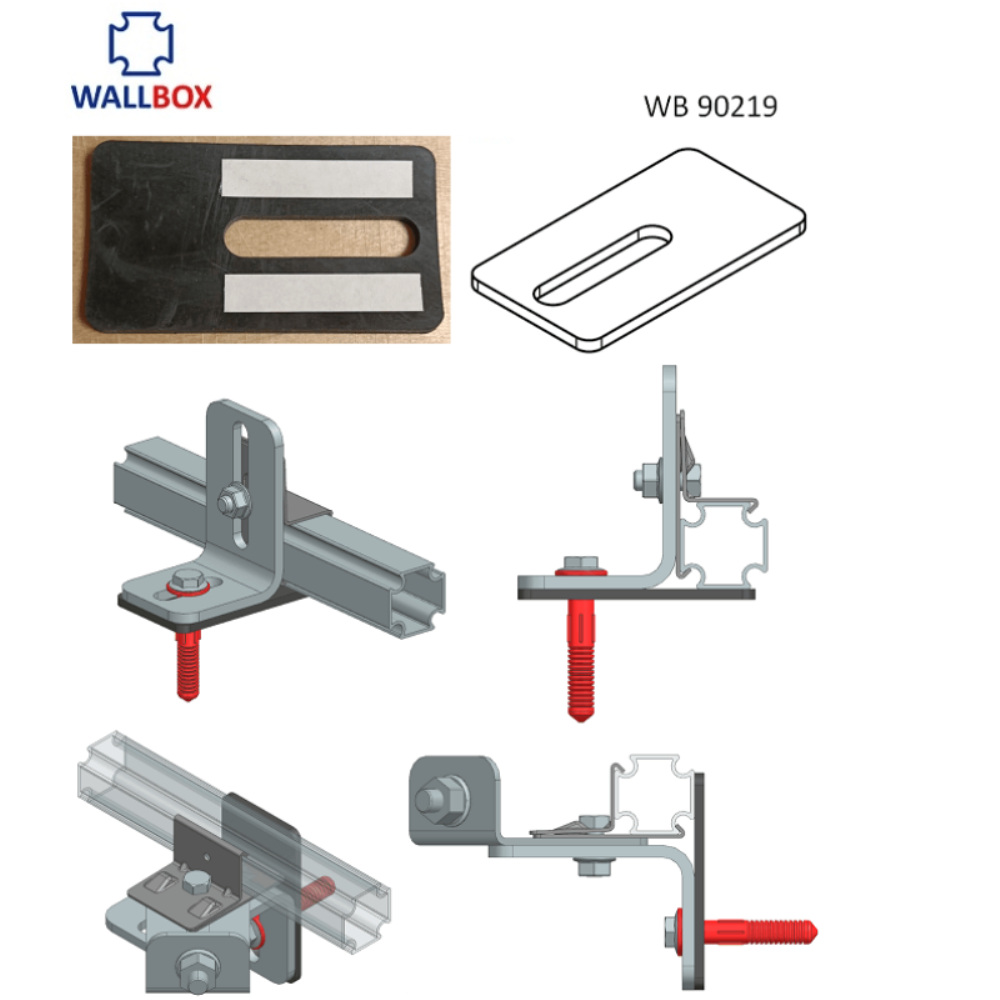 Звукоизоляция Wallbox крепежных элементов WB 90219 2 Звукоизоляция Wallbox крепежных элементов WB 90219 — изображение 2
